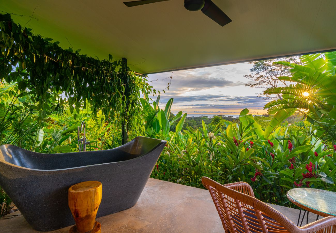 Villa/Dettached house in Puerto Cortés - Oceanview Home & Guesthouse: Luxury in Costa Rica
