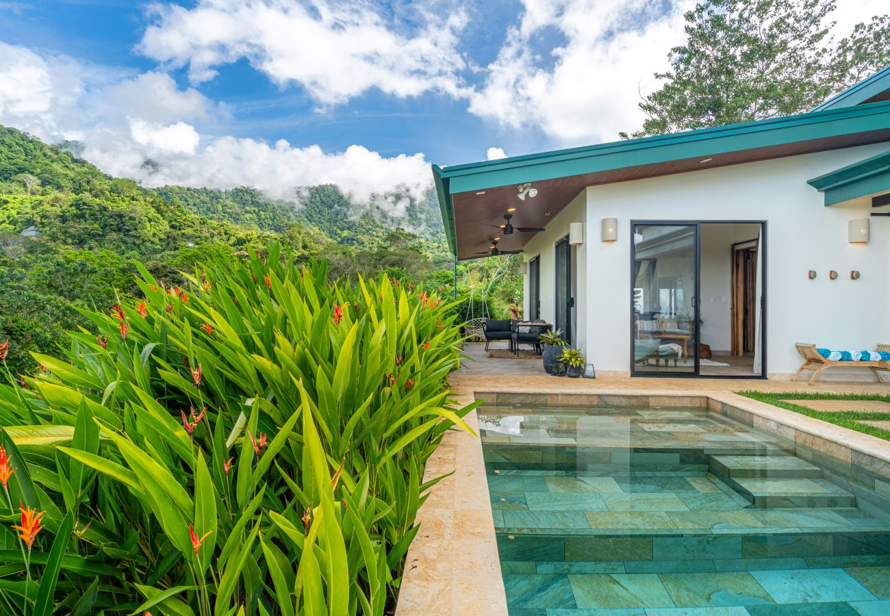Villa/Dettached house in Puerto Cortés - Oceanview Home & Guesthouse: Luxury in Costa Rica