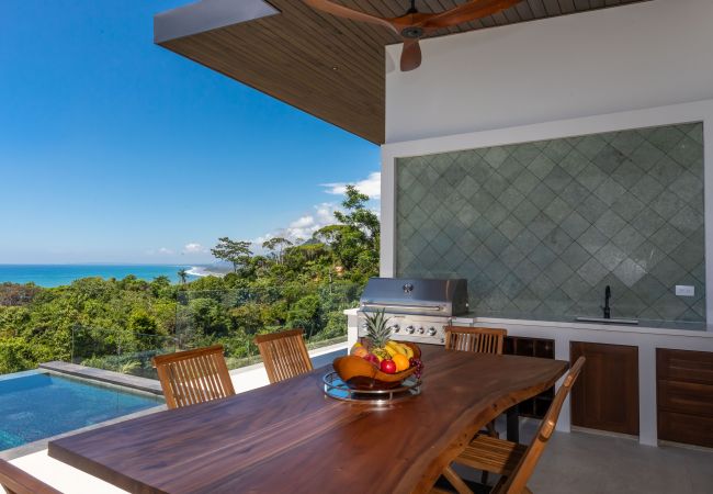 Villa in Bahía Ballena - Dreamy Jungle/Ocean-View Luxury Villa w/ pool