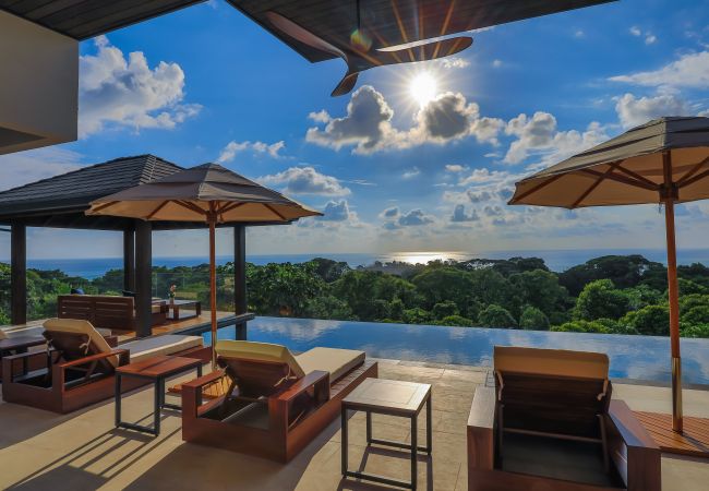 Villa in Bahía Ballena - Dreamy Jungle/Ocean-View Luxury Villa w/ pool