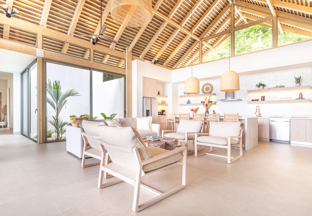Villa in Bahía Ballena - Casa Frenchie: Luxury Oceanview Jungle Villa 12pp